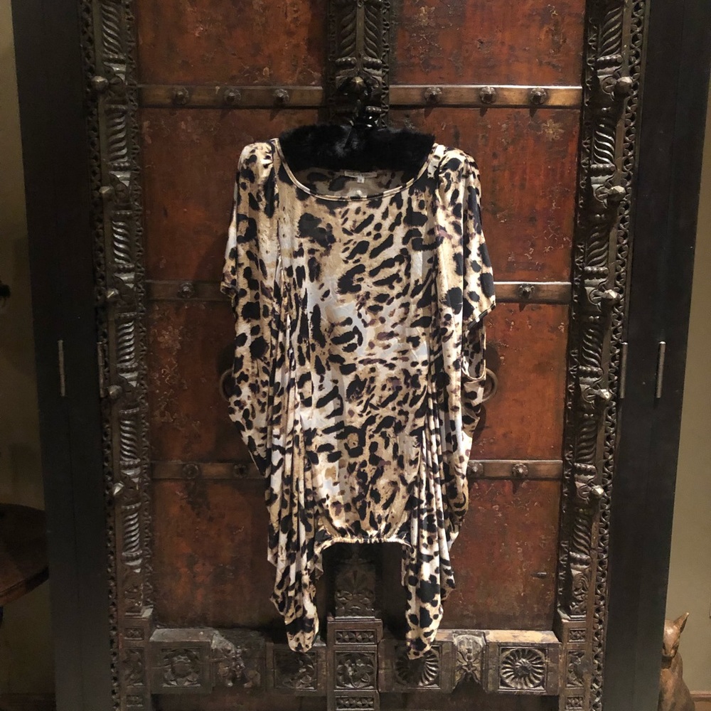 NEW!! Ciel Leopard Tunic Top/Dress!!